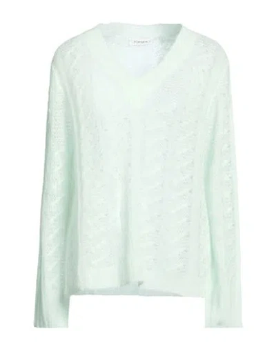 Kangra Cashmere Kangra Woman Sweater Light Green Size 6 Alpaca Wool, Polyamide, Wool