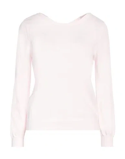Kangra Cashmere Kangra Woman Sweater Light Pink Size 4 Cotton