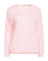 Kangra Cashmere Kangra Woman Sweater Light Pink Size 6 Alpaca Wool, Cotton