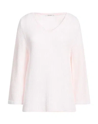 Kangra Cashmere Kangra Woman Sweater Light Pink Size 6 Cotton