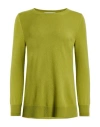 Kangra Cashmere Kangra Woman Sweater Lime Green Size 8 Wool, Silk, Cashmere In Green