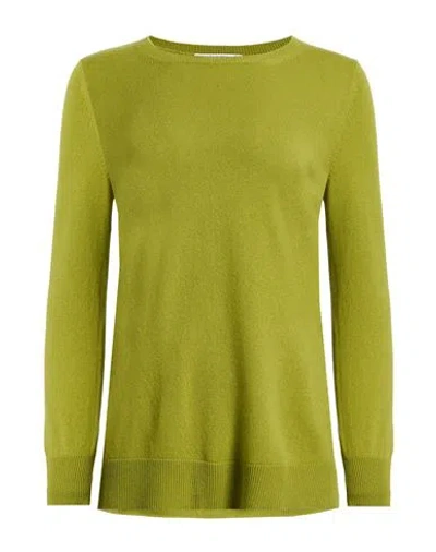 Kangra Cashmere Kangra Woman Sweater Lime Green Size 8 Wool, Silk, Cashmere