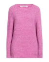 Kangra Cashmere Kangra Woman Sweater Mauve Size 12 Alpaca Wool, Cotton, Polyamide, Wool, Elastane In Pink