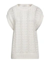 Kangra Cashmere Kangra Woman Sweater Off White Size 4 Merino Wool, Polyester In Off White