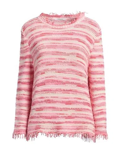 Kangra Cashmere Kangra Woman Sweater Pink Size 6 Cotton In Multi