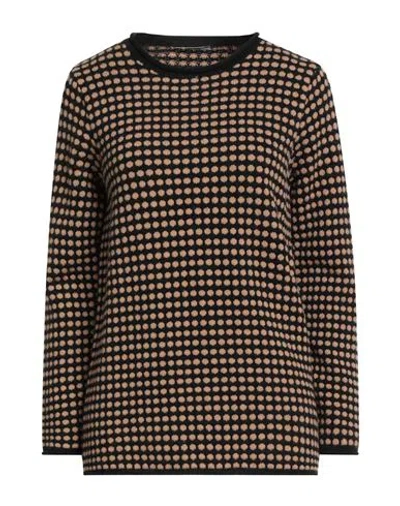 Kangra Cashmere Kangra Woman Sweater Sand Size 4 Wool In Brown