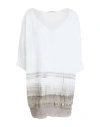 Kangra Cashmere Kangra Woman Sweater White Size 12 Cotton, Silk In White