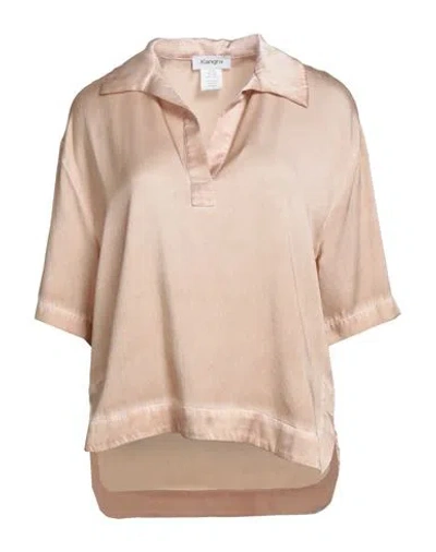 Kangra Cashmere Kangra Woman Top Beige Size 6 Silk, Elastane In Neutral