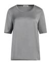 Kangra Cashmere Kangra Woman Top Grey Size 6 Viscose, Elastane In Gray