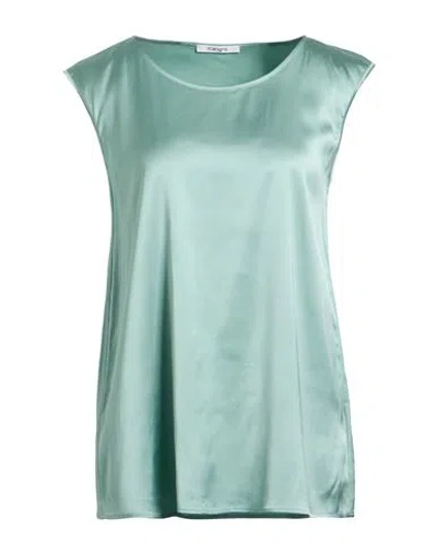 Kangra Cashmere Kangra Woman Top Light Green Size 4 Viscose, Elastane