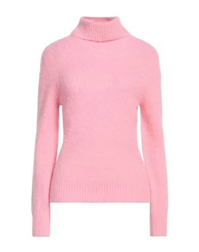 Kangra Cashmere High Neck In Pink