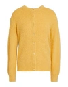 Kangra Cashmere Kangra Woman Twin Set Yellow Size 6 Alpaca Wool, Polyamide, Wool