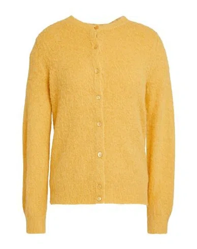 Kangra Cashmere Kangra Woman Twin Set Yellow Size 6 Alpaca Wool, Polyamide, Wool