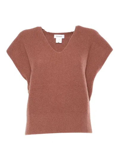 KANGRA CASHMERE KANGRA CASHMERE KNITTED VEST