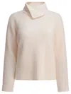 Kangra Cashmere Kangra Asymmetrical Cashmere Knit Sweater In Neutral