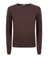 Kangra Cashmere Long-sleeved Sweater In Brown