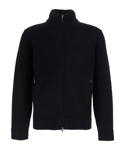 Kangra Cashmere Long-sleeve Zip-up Cardigan In Animal Print