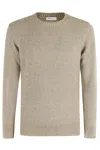Kangra Cashmere Maglia Girocollo Basico In Gray