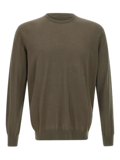 Kangra Cashmere Merino Wool Sweater In Brown