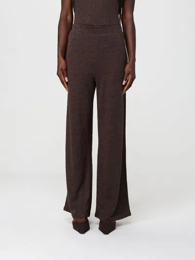 Kangra Cashmere Pants Woman Kangra In Brown