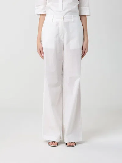 Kangra Cashmere Pants Woman Kangra In White