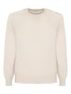 Kangra Cashmere Raglan-sleeve Wool Sweater In Neutral