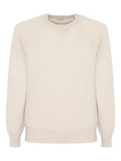Kangra Cashmere Raglan-sleeve Wool Sweater In Neutral