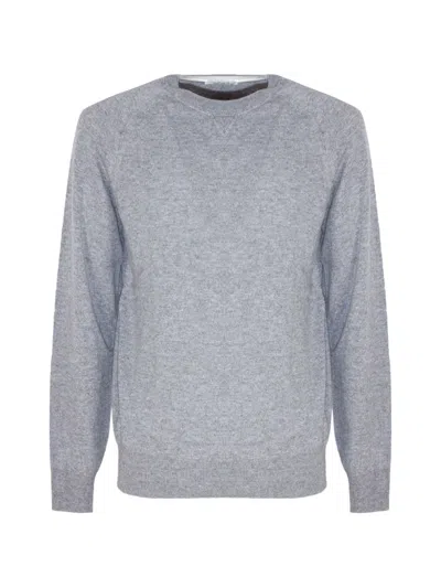 Kangra Cashmere Raglan-sleeve Cashmere Sweater In Gray