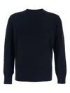 Kangra Cashmere Ribbed Crew-neck Sweater In Blue