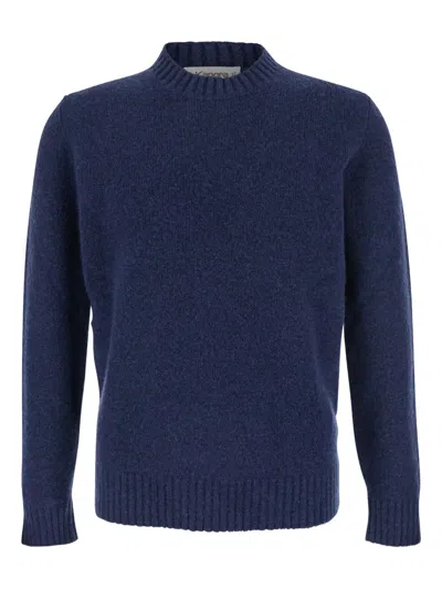 KANGRA CASHMERE RIBBED CREW-NECK SWEATER