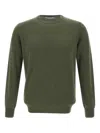 Kangra Cashmere Ribbed Crew-neck Sweater In Green