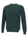 Kangra Cashmere Ribbed Crew-neck Sweater In Green