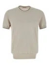 Kangra Cashmere Ribbed Crew-neck T-shirt