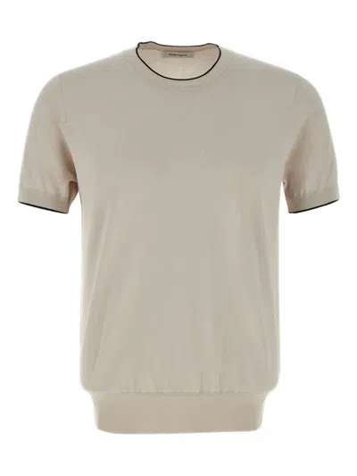 Kangra Cashmere Ribbed Crew-neck T-shirt