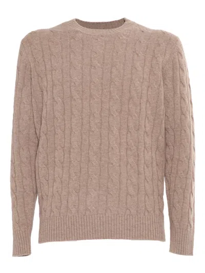 KANGRA CASHMERE RIBBED CREWNECK SWEATER