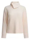 Kangra Cashmere Kangra Asymmetrical Cashmere Knit Sweater In Neutral