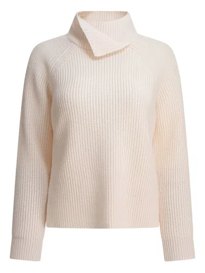 Kangra Cashmere Ribbed High-neck Cashmere Sweater In Neutral
