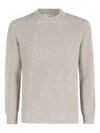 Kangra Cashmere Ribbed Sweater In Neutral