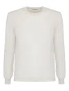Kangra Cashmere Ribbed-trim Crew-neck Sweater In Multi