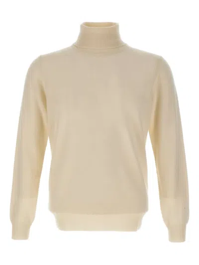 Kangra Cashmere Ribbed-turtleneck Sweater In Multi