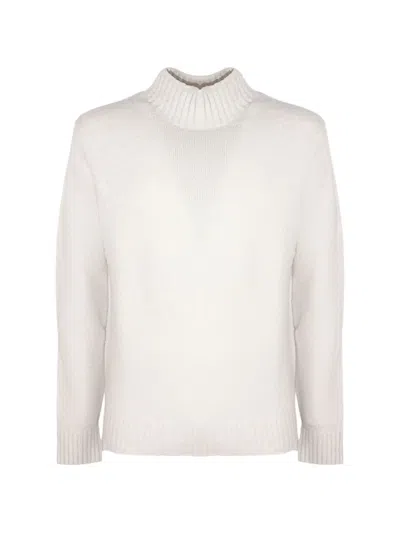 Kangra Cashmere Ribbed-knit Mock-neck Sweater In Multi