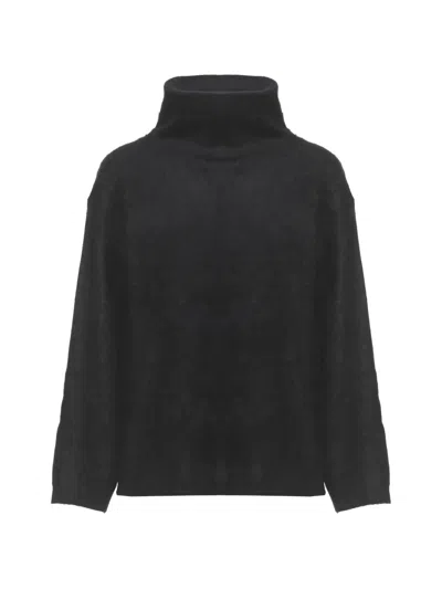 Kangra Cashmere Roll-neck Sweater In Black