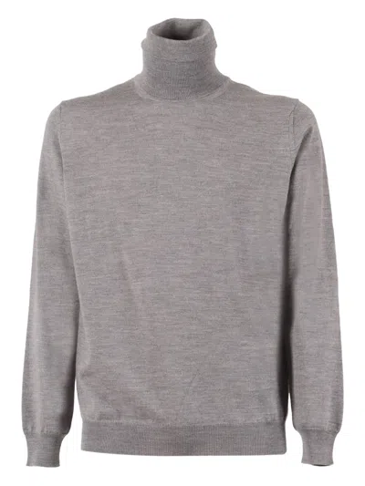 Kangra Cashmere Dolcevita Rasata Calata In Gray