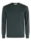 Kangra Cashmere Round-neck Cashmere Sweater In Green