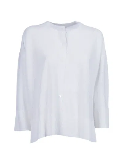 Kangra Cashmere Sequin-embellished Button-up Sweater In White