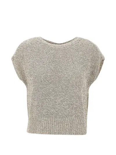 Kangra Cashmere Sequin-embellished Sweater In Neutral