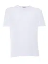 Kangra Cashmere Short Sleeve Sweater In White