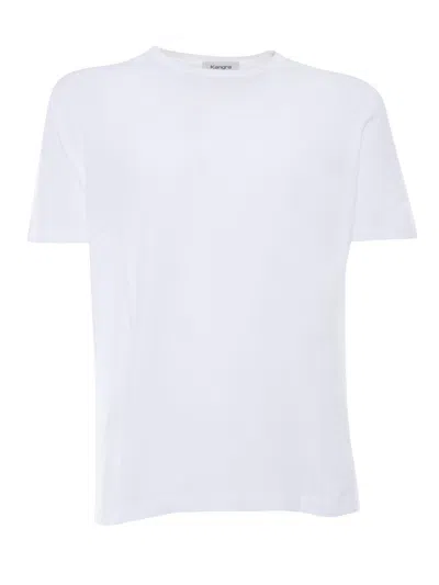 Kangra Cashmere Short Sleeve Sweater In White
