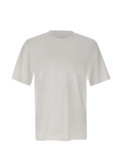 Kangra Cashmere Short Sleeves T-shirt In White