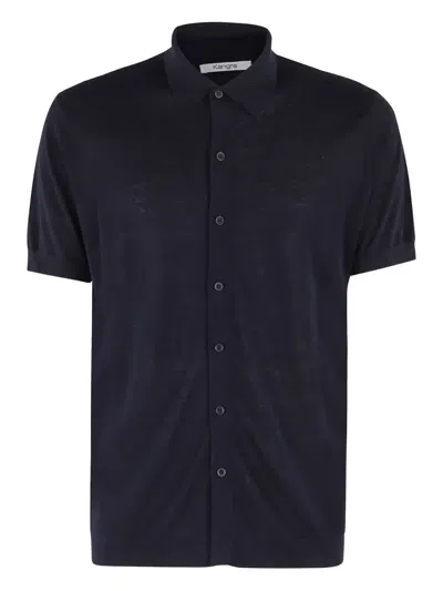KANGRA CASHMERE SILK-BLEND SHIRT